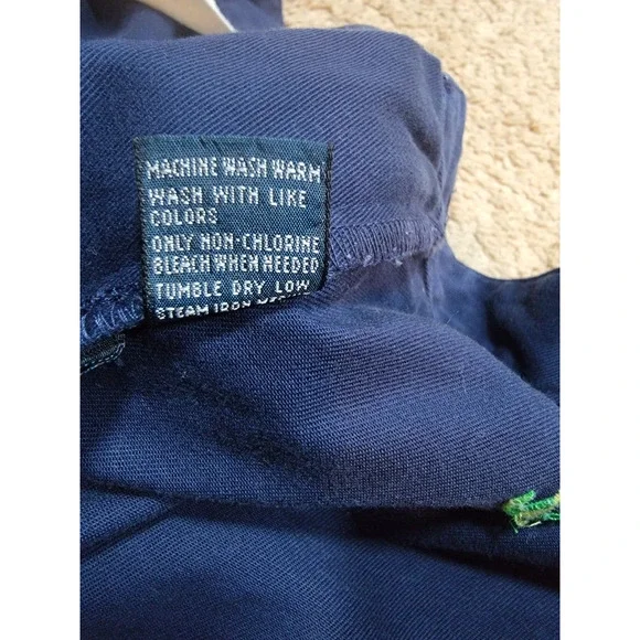 Polo Ralph Lauren Shorts Mens 42 Embroidered Prep Club Navy - Picture 9 of 9